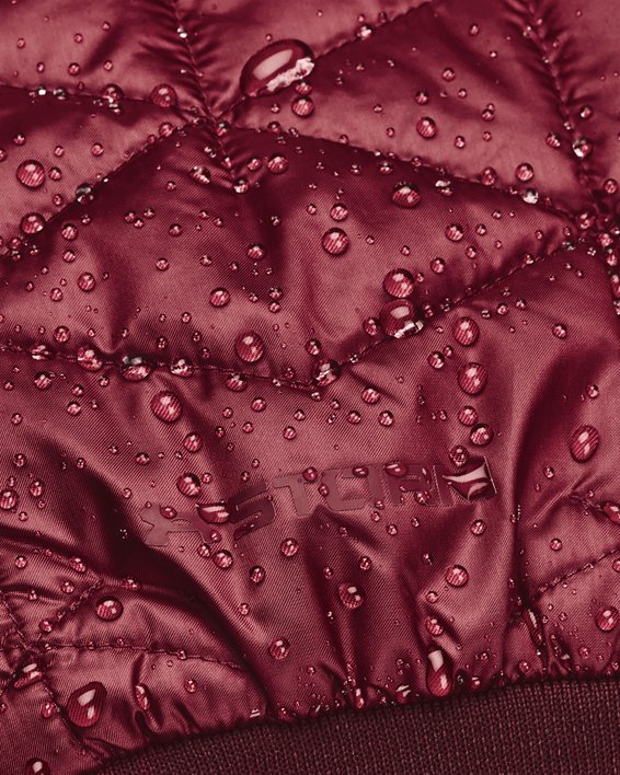 Women's UA Storm ColdGear® Reactor Performance Jacket, Red, pdpMainDesktop image number 4